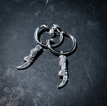 Crow claw earrings